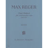 Three Suites for Violoncello solo op. 131c, Max Reger - Violoncello solo