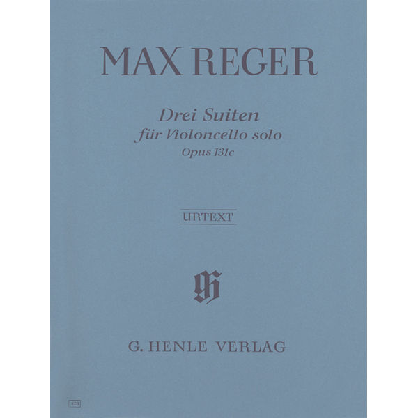 Three Suites for Violoncello solo op. 131c, Max Reger - Violoncello solo