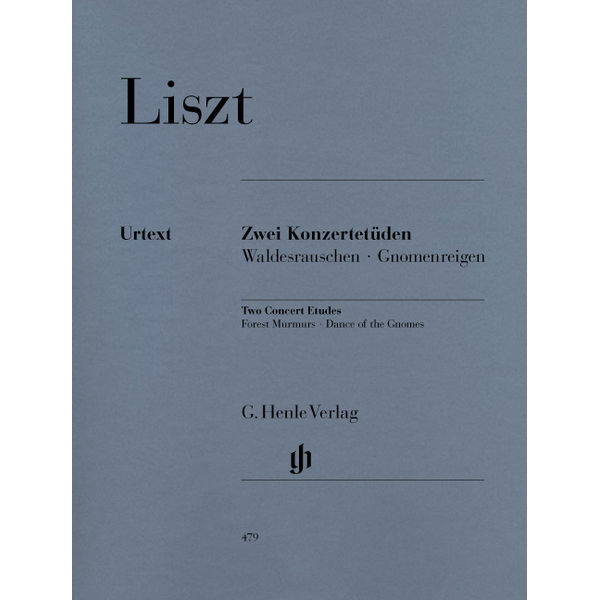 Two Concert Studies, Franz Liszt - Piano solo