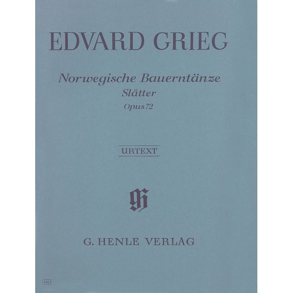 Norwegian Peasant Dances [Slåtter] op. 72, Edvard Grieg - Piano solo