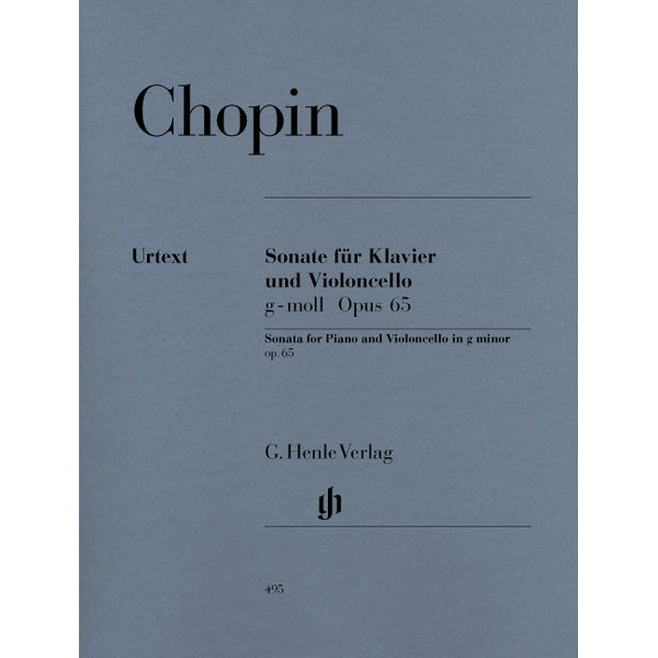 Sonata for Violoncello and Piano g minor op. 65, Frederic Chopin - Violoncello and Piano