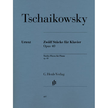 12 Piano Pieces op. 40, Peter Iljitsch Tschaikowsky. Piano solo