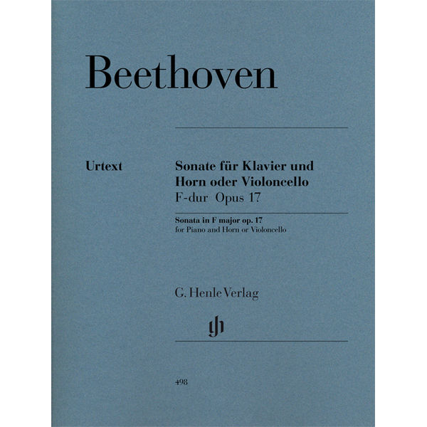 Sonata in F major op. 17 for Piano and Horn or Violoncello, Ludwig van Beethoven