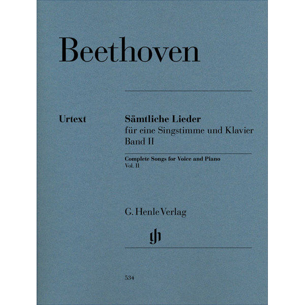 Complete Songs for Voice and Piano, Volume II, Ludwig van Beethoven - Voice and Piano