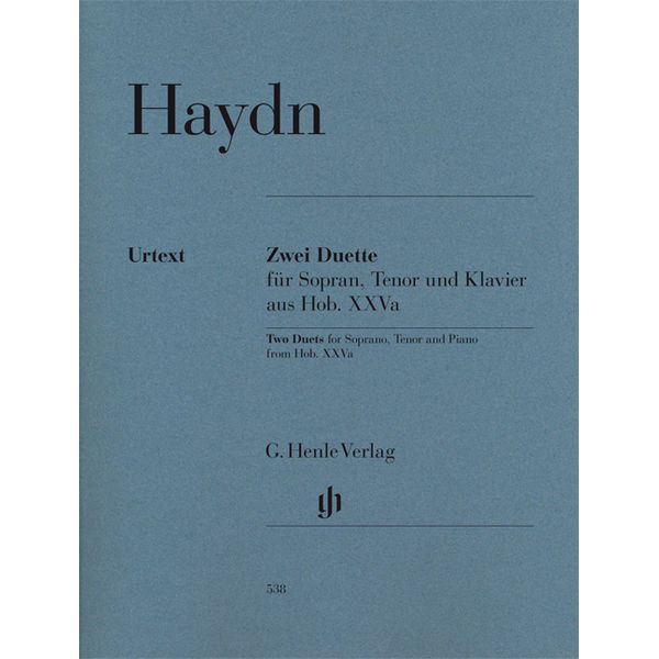 Two Duets for Soprano, Tenor and Piano Hob. XXVa:1 and 2, Joseph Haydn - Voice and Piano