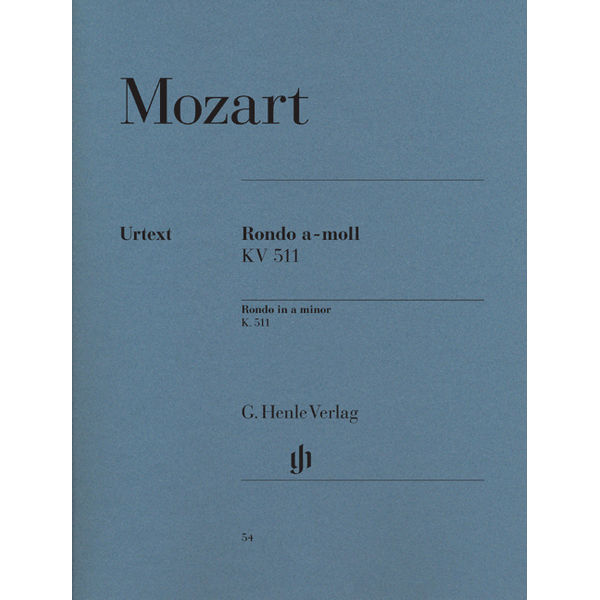 Rondo in a minor K. 511, Wolfgang Amadeus Mozart - Piano solo