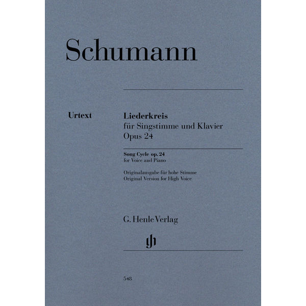 Song Cycle (Liederkreis) op. 24, Robert Schumann - Voice and Piano