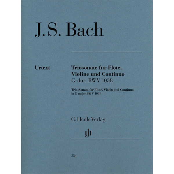 Trio Sonata for Flute, Violin and Continuo in G major BWV 1038, Johann Sebastian Bach - Flute, Violin and Continuo