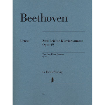 2 Easy Piano Sonatas No. 19 g minor Op. 49,1 and No. 20 G major Op. 49,2, Ludwig van Beethoven. Piano solo