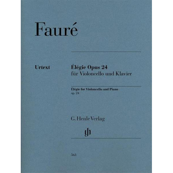 Élégie for Violoncello and Piano op. 24, Fauré, Gabriel - Violoncello and Piano