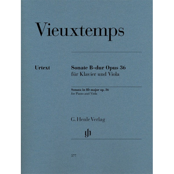 Sonata in B flat major op. 36 for Viola and Piano, Henri Vieuxtemps - Viola and Piano