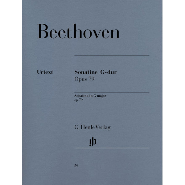 Sonatina for Piano G major op. 79, Ludwig van Beethoven - Piano solo