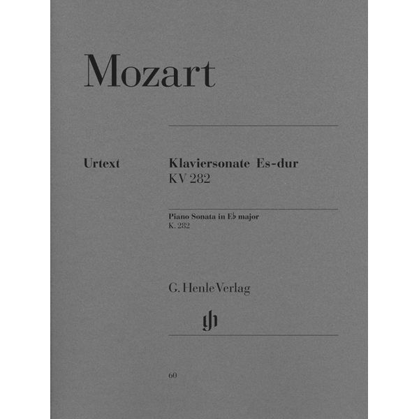Piano Sonata E flat major K. 282 (189g), Wolfgang Amadeus Mozart - Piano solo