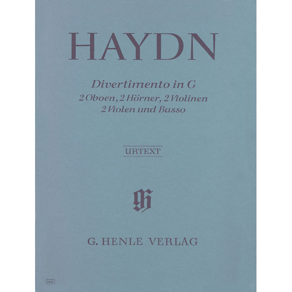 Divertimento G major Hob. II:9 for 2 Oboes, 2 Horns, 2 Violins, 2 Violas and Basso Continuo, Joseph Haydn - Chamber Music with Wind Instruments