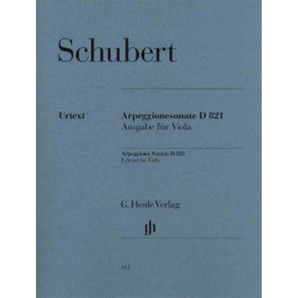 Arpeggione Sonata in a minor D 821 (op. post.), Franz Schubert - Viola and Piano