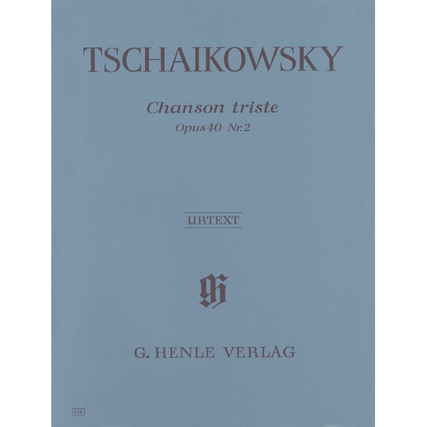 Chanson triste op. 40,2, Peter Iljitsch Tschaikowsky - Piano solo