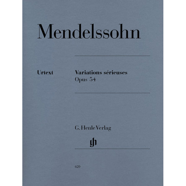 Variations serieuses op. 54, Mendelssohn  Felix Bartholdy - Piano solo