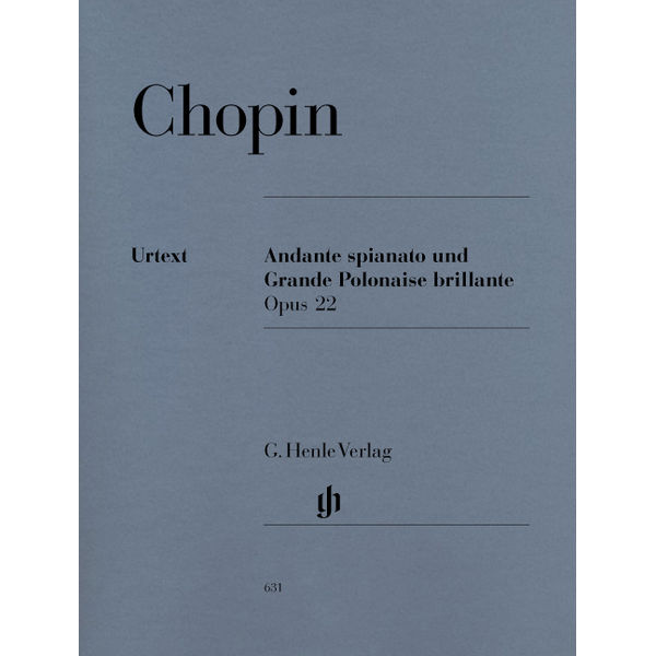 Andante spinato and Grande Polonaise Brillante E flat major op. 22, Frederic Chopin - Piano solo