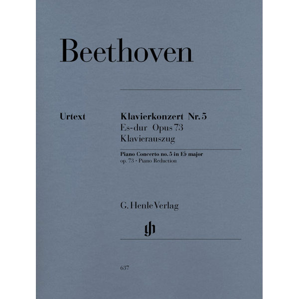 Concerto for Piano and Orchestra No. 5 E flat major op. 73, Ludwig van Beethoven - Two Pianos, 4-hands