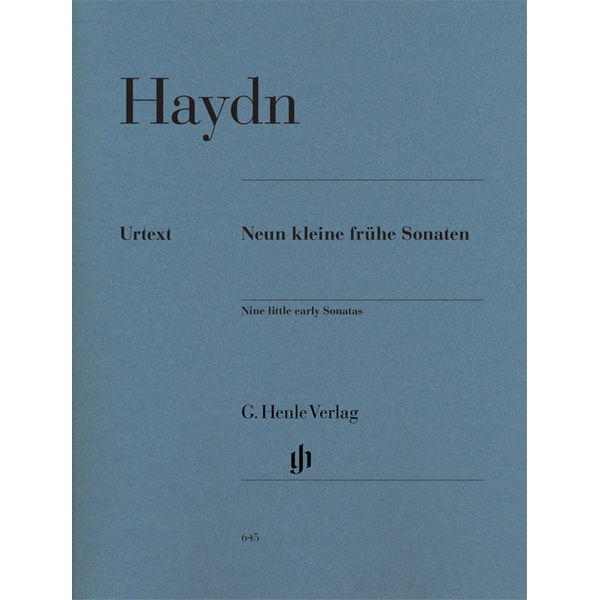 Nine little early Sonatas Hob. XVI:1, 3, 4, 7-10, G1, D1, Joseph Haydn - Piano solo