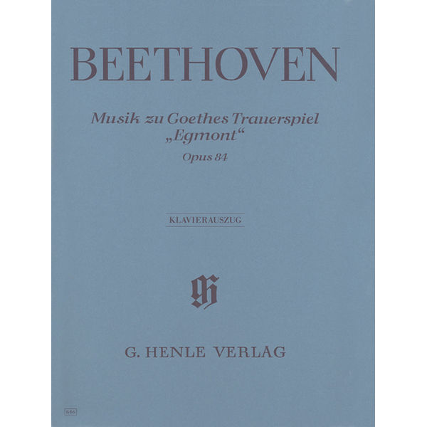 Music to J.W. v. Goethe's Tragedy Egmont op. 84, Ludwig van Beethoven - Voice and Piano