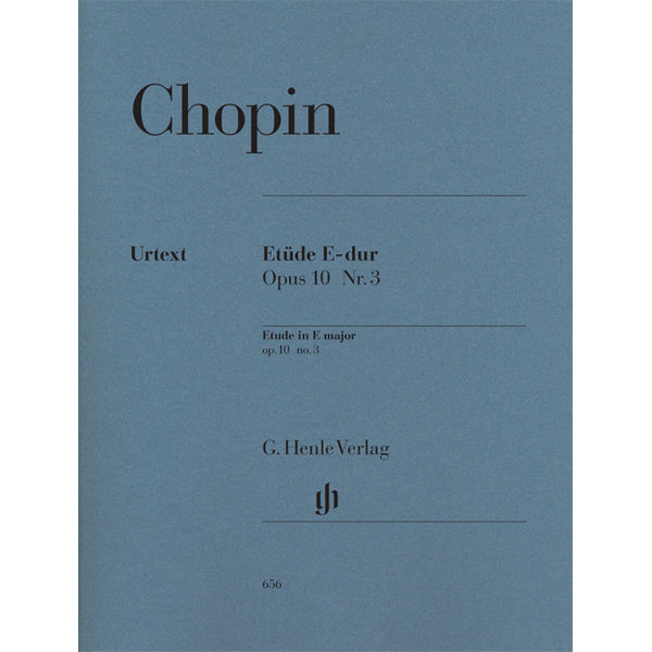 Etude E major op. 10,3, Frederic Chopin - Piano solo