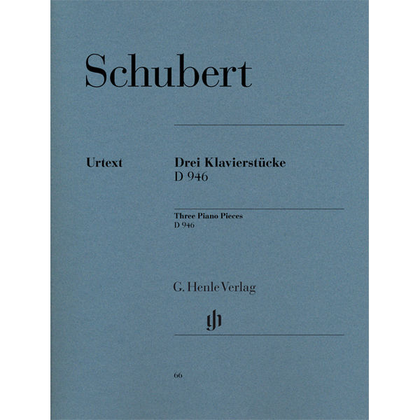 Three Piano Pieces D 946 , Franz Schubert - Piano solo