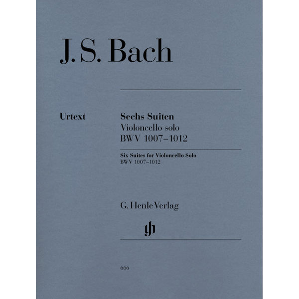 6 Suites for Violoncello solo BWV 1007-1012, Johann Sebastian Bach - Violoncello solo