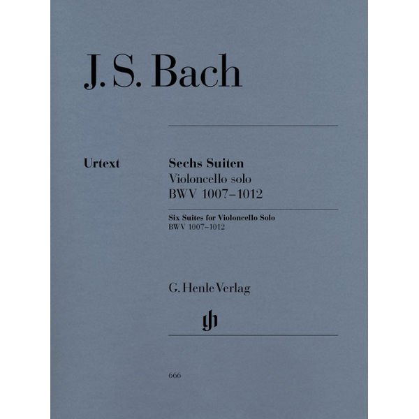 6 Suites for Violoncello solo BWV 1007-1012, Johann Sebastian Bach - Violoncello solo