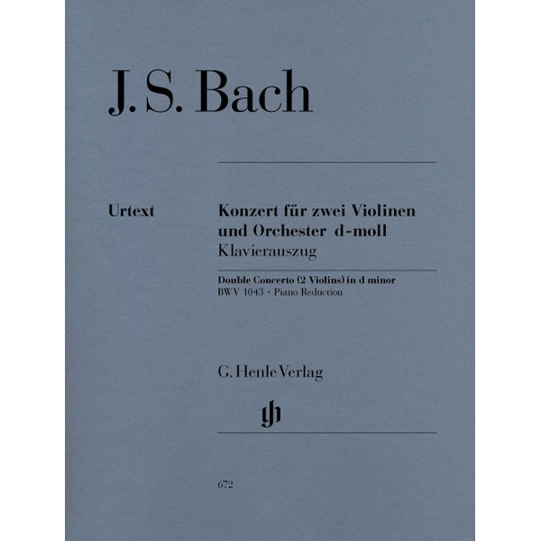 Concerto for 2 Violins and Orchestra d minor BWV 1043, Johann Sebastian Bach - Violin and Piano