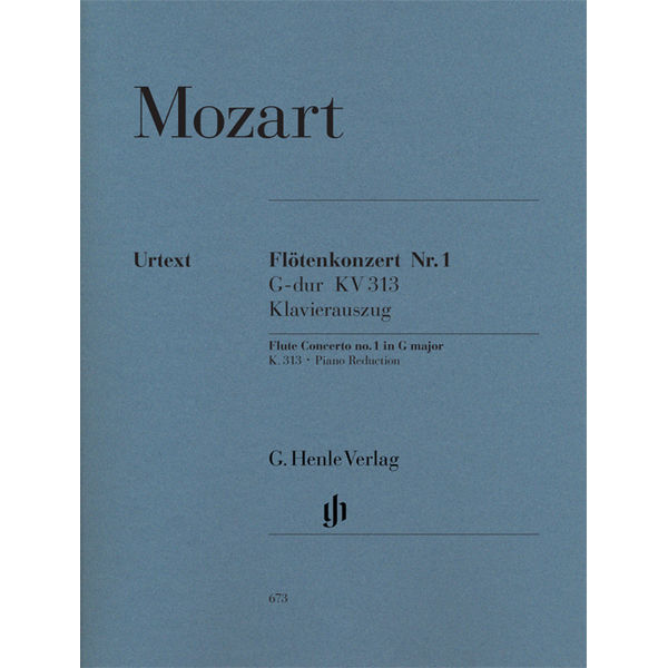 Concerto for Flute and Orchestra G major K. 313, Wolfgang Amadeus Mozart - Flute and Piano