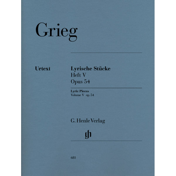 Lyric Pieces Volume V, op. 54, Edvard Grieg - Piano solo
