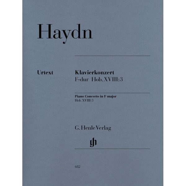 Concerto for Piano (Harpsichord) and Orchestra F major Hob. XVIII:3, Joseph Haydn - Score