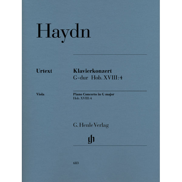 Concerto for Piano (Harpsichord) and Orchestra G major Hob. XVIII:4, Joseph Haydn - Score