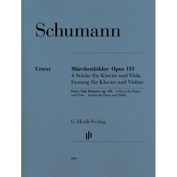Fairy-Tale Pictures for Viola and Piano op. 113, Robert Schumann - Violin and Piano