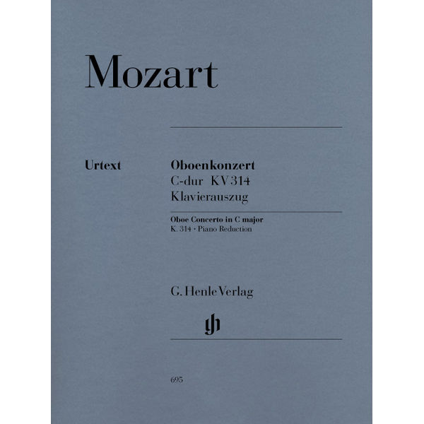 Concerto for Oboe and Orchestra C major K. 314, Wolfgang Amadeus Mozart - Oboe and Klavier