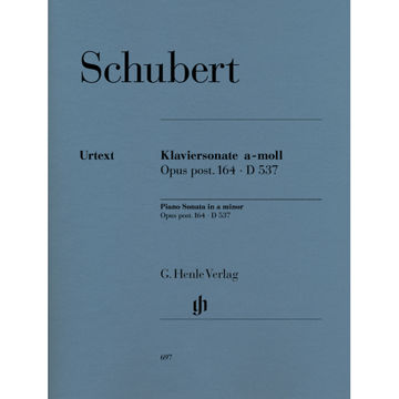 Piano Sonata a minor op. post. 164 D 537, Franz Schubert. Piano solo