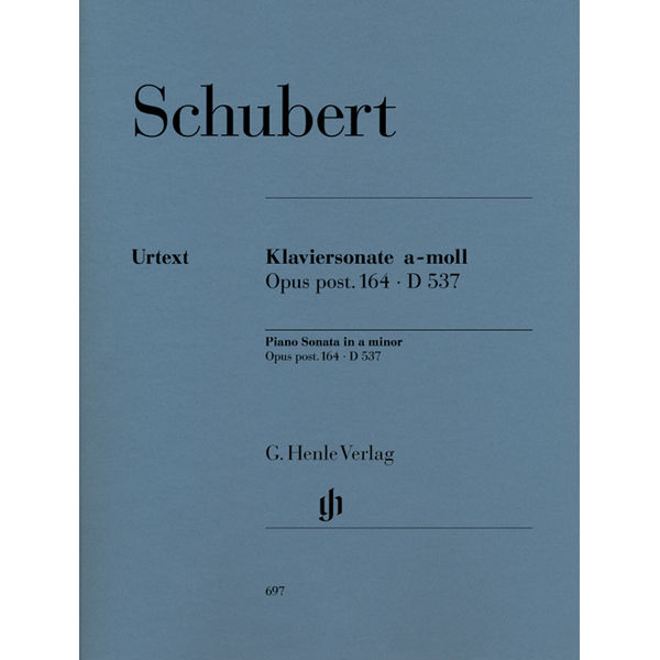 Piano Sonata a minor op. post. 164 D 537, Franz Schubert - Piano solo