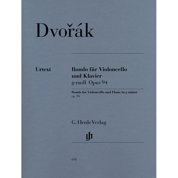 Rondo for Violoncello and Piano g minor op. 94, Antonín Dvorák - Violoncello and Piano