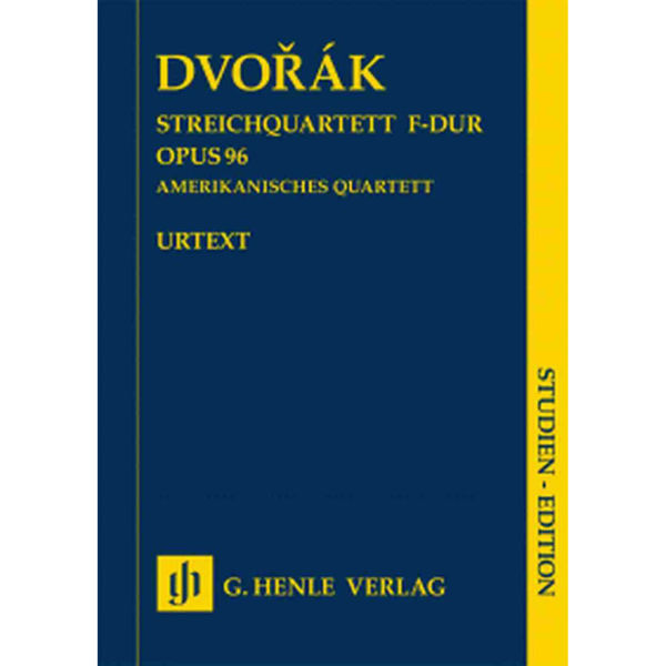 String Quartet F major Op. 96 (American Quartet) Dvorak - Study Score