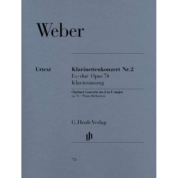 Clarinet Concerto no. 2 E flat major op. 74, Carl Maria von Weber - Clarinet and Piano
