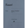 Theme et Variations op. 73 for Piano, Faure, Gabriel - Piano solo