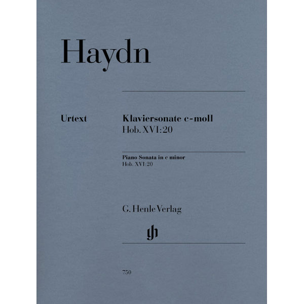 Piano Sonata c minor Hob. XVI:20, Joseph Haydn - Piano solo