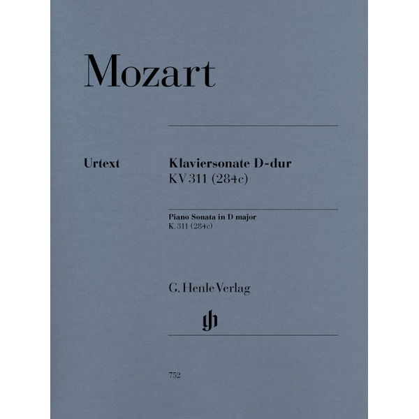 Piano Sonata D major K. 311, Wolfgang Amadeus Mozart - Piano solo