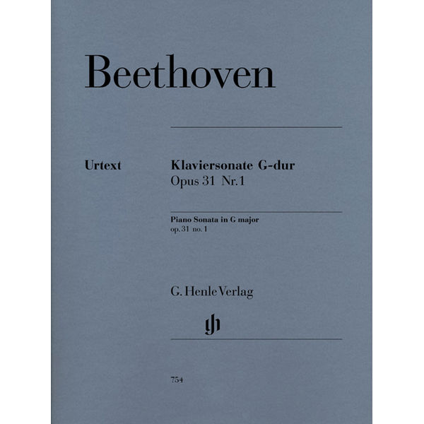Piano Sonata No. 16 G major op. 31,1, Ludwig van Beethoven - Piano solo