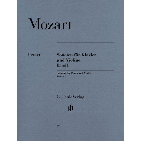 Sonatas for Piano and Violin, Volume I, Wolfgang Amadeus Mozart - Violin and Piano