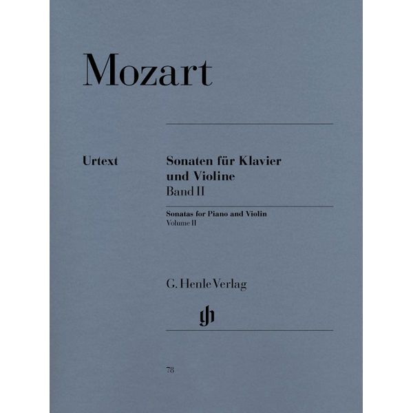 Sonatas for Piano and Violin, Volume II, Wolfgang Amadeus Mozart - Violin and Piano