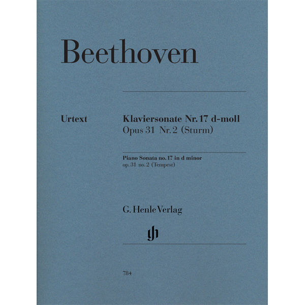 Piano Sonata No. 17 d minor op. 31,2 [Tempest], Ludwig van Beethoven - Piano
