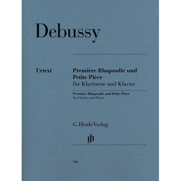 Premiere Rhapsodie und Petite Piece, Claude Debussy. Clarinet and Piano