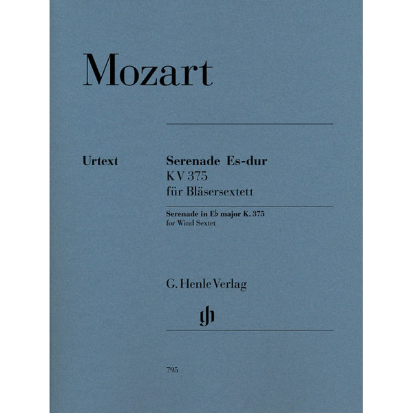 Serenade in Eb major K. 375 , Wolfgang Amadeus Mozart - 2 Clarinets, 2 Horns and 2 Bassoons